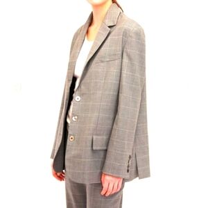 Marissa Webb Madison Boyfriend Blazer Classic Gray  Size XS